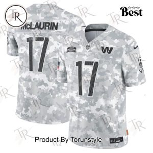 NFL Washington Commanders Personalized Name And Number 2024 Salute To Service Limited Jersey – Arctic Camo