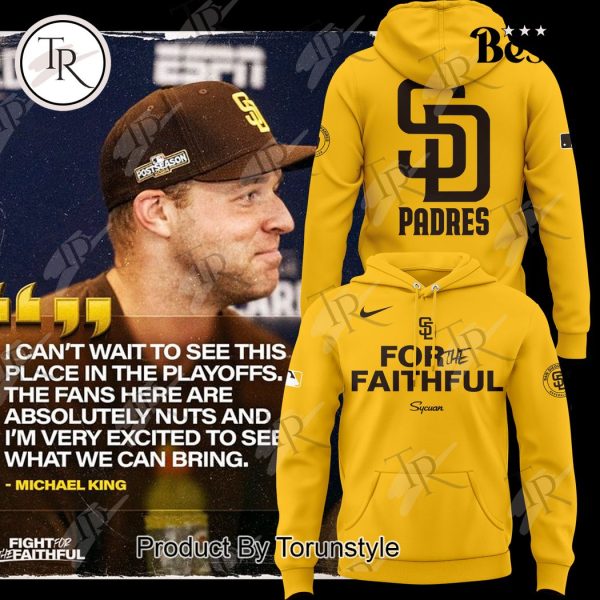 San Diego Padres Fight For The Faithful 2024 Hoodie, Longpants, Cap – Yellow