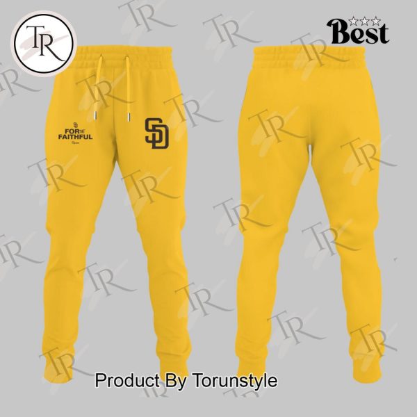 San Diego Padres Fight For The Faithful 2024 Hoodie, Longpants, Cap – Yellow