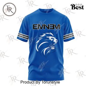 Granopa Eminem x Detroit Lions Football T-Shirt