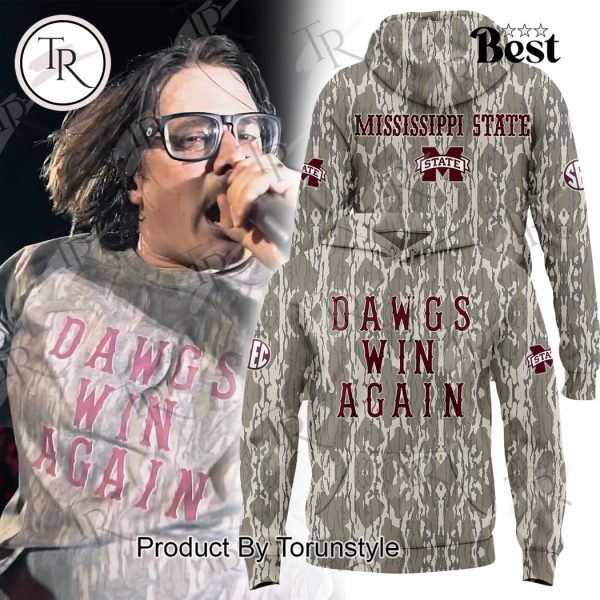 Mississippi State Bulldogs Dawgs Win Again Camo Hoodie