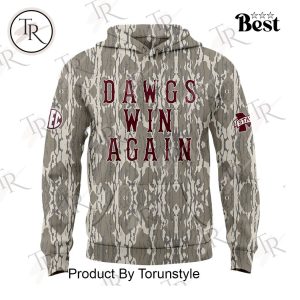 Mississippi State Bulldogs Dawgs Win Again Camo Hoodie