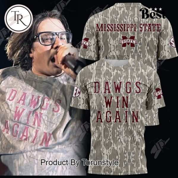 Mississippi State Bulldogs Dawgs Win Again Camo Hoodie