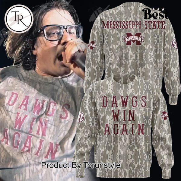 Mississippi State Bulldogs Dawgs Win Again Camo Hoodie