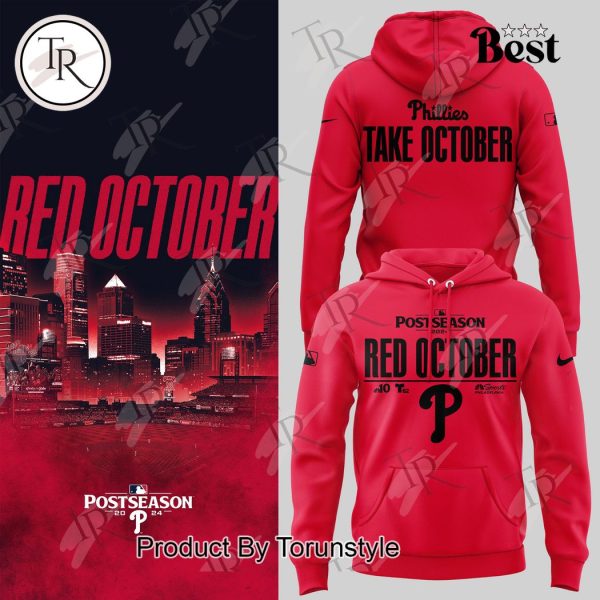 Philadelphia Phillies Rally for Red October 2024 Hoodie