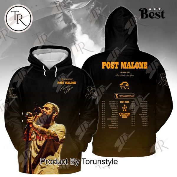 Post Malone 2024 Tour A Collection Of Country Songs Hoodie