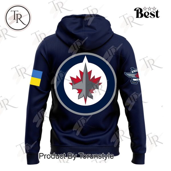 Winnipeg Jets Ukrainian Heritage Night 2024 Hoodie