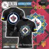 Winnipeg Jets Ukrainian Heritage Night 2024 Hoodie