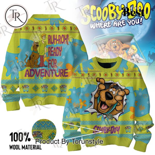 Scooby-Doo Where Are You Ruh-Roh Ready For Adventure Sweater