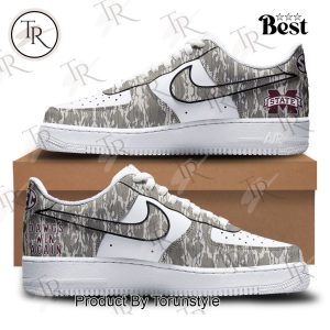 Mississippi State Bulldogs Dawgs Win Again Camo Air Force 1 Sneakers