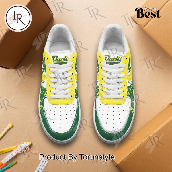 Oregon Ducks Just Duck It Air Force 1 Sneakers