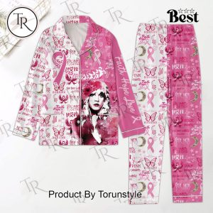 Stevie Nicks Breast Cancer Pajamas Set