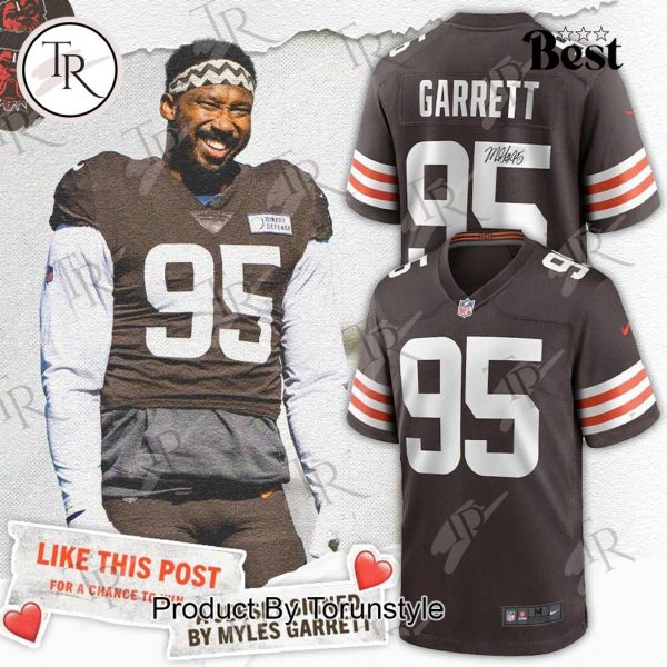 Cleveland Browns Myles Garrett Hand Signed Jersey