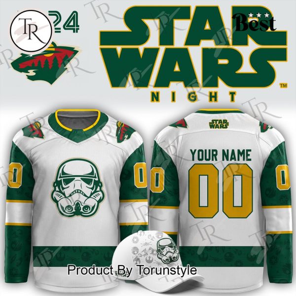 2024 Minnesota Wild x Star Wars Night Custom Hockey Jersey