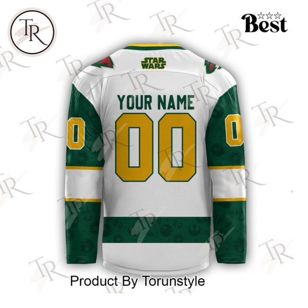 2024 Minnesota Wild x Star Wars Night Custom Hockey Jersey