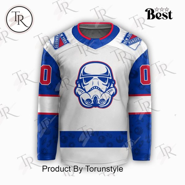 2024 New York Rangers x Star Wars Night Custom Hockey Jersey