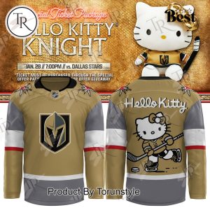 Vegas Golden Knights Hello Kitty Knight 2024 Hockey Jersey