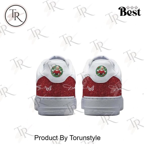 Dolly Parton Have A Holly Dolly Christmas Air Force 1 Sneakers