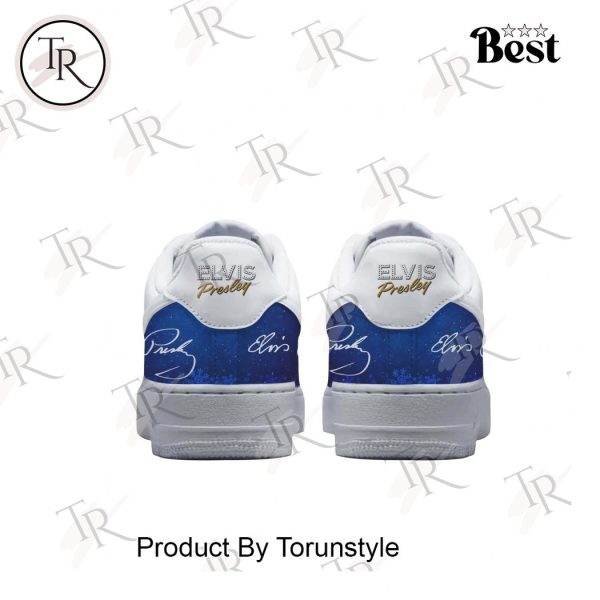 Elvis Presley I’ll Have A Blue Christmas Without You Air Force 1 Sneakers