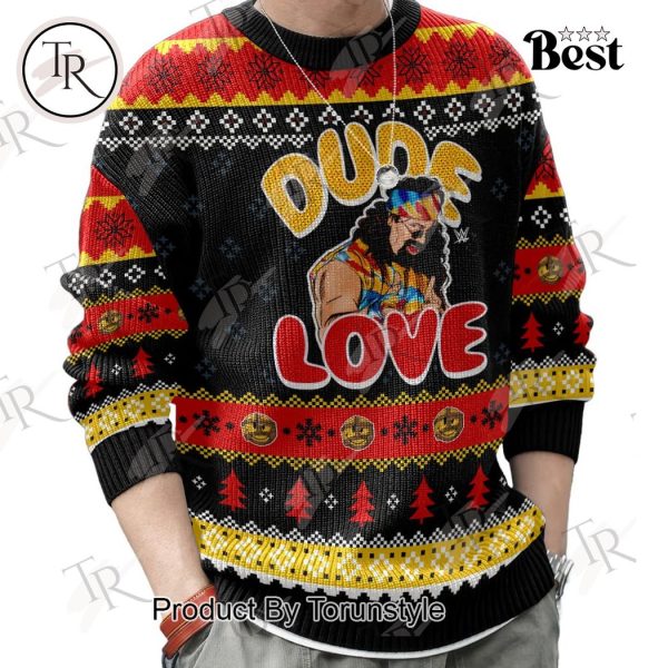 Dude Love Mick Foley Ugly Sweater