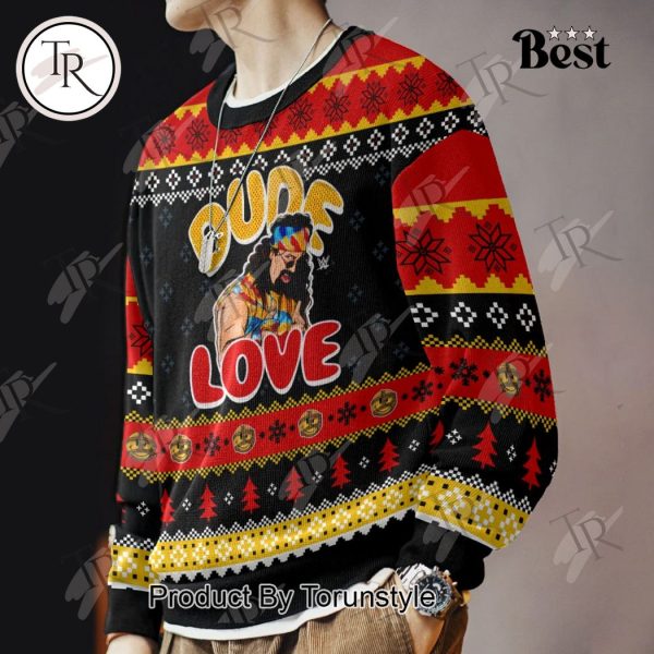 Dude Love Mick Foley Ugly Sweater