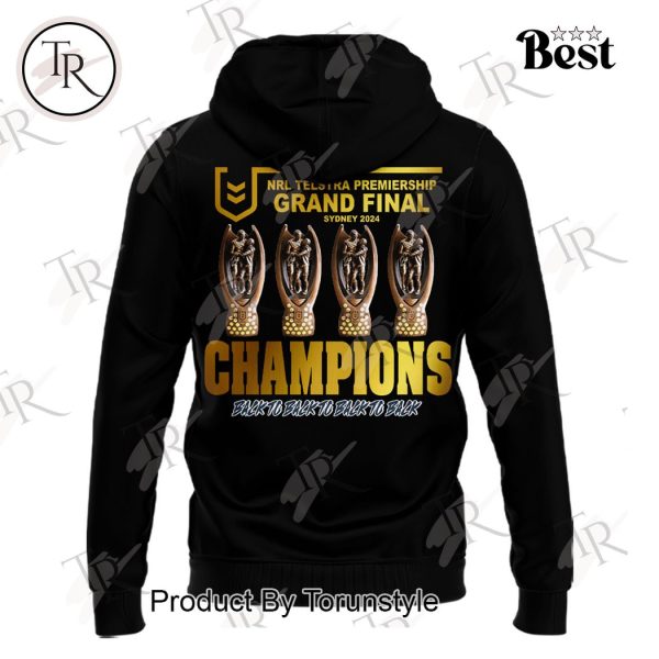 Penrith Panthers Grand Final Sydney 2024 Champions Back To Back To Back To Back Hoodie