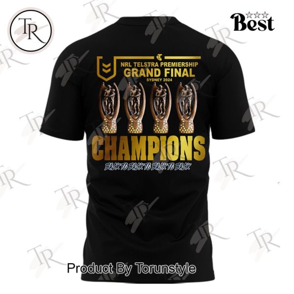 Penrith Panthers Grand Final Sydney 2024 Champions Back To Back To Back To Back Hoodie