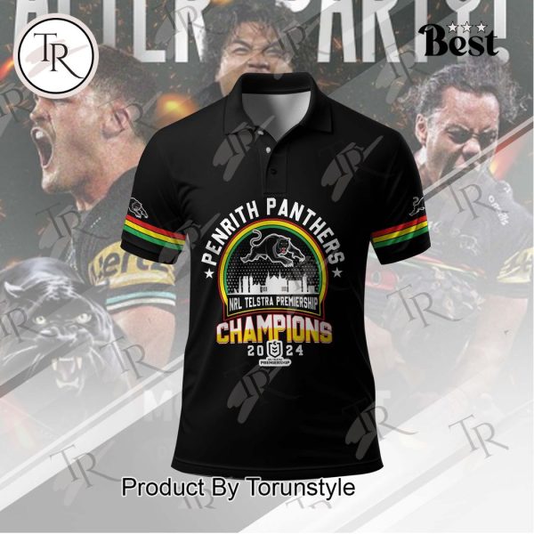 2024 NRL Telstra Premiership Champions Penrith Panthers Polo Shirt