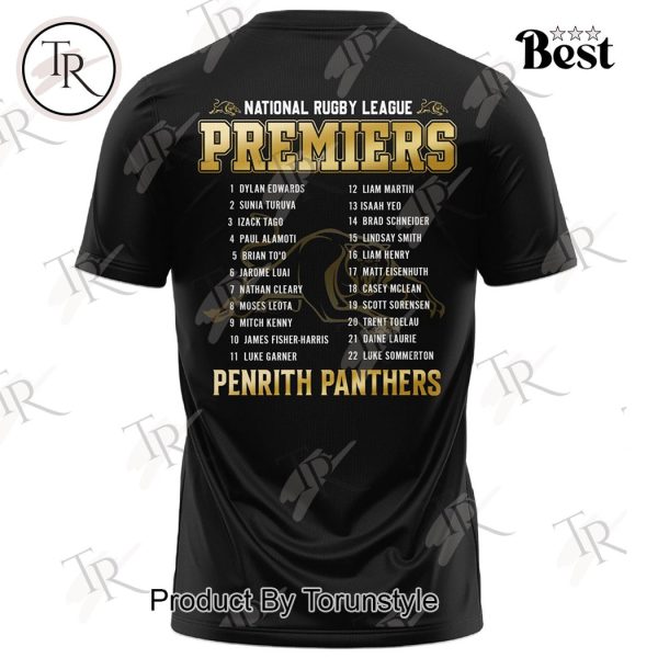 Four-Peat Premiers Penrith Panthers 2024 T-Shirt