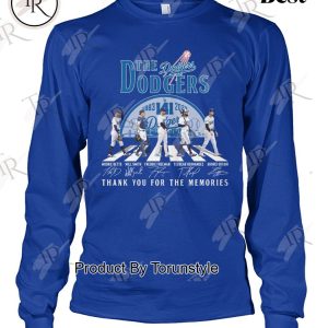 Los Angeles Dodgers 141th Anniversary 1883-2024 Thank You For The Memories T-Shirt