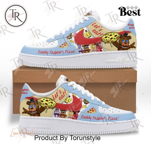 Five Nights At Freddy’s Let’s Eat Pizza Air Force 1 Sneakers