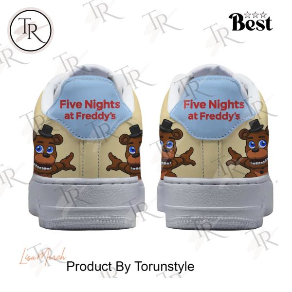 Five Nights At Freddy’s Let’s Eat Pizza Air Force 1 Sneakers