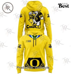 Oregon Football Stomp Out Cancer Hoodie