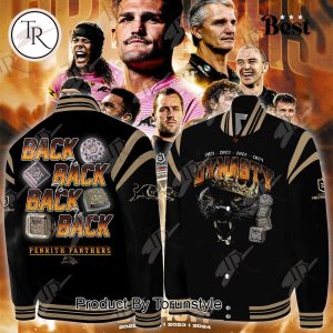 4-IN-A-ROW Premiers Back to Back to Back to Back Penrith Panthers Baseball Jacket