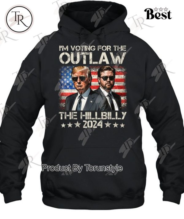 Trump Vintage I’m Voting For The Outlaw And The Hillbilly 2024 T-Shirt