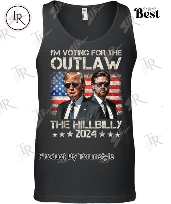 Trump Vintage I’m Voting For The Outlaw And The Hillbilly 2024 T-Shirt