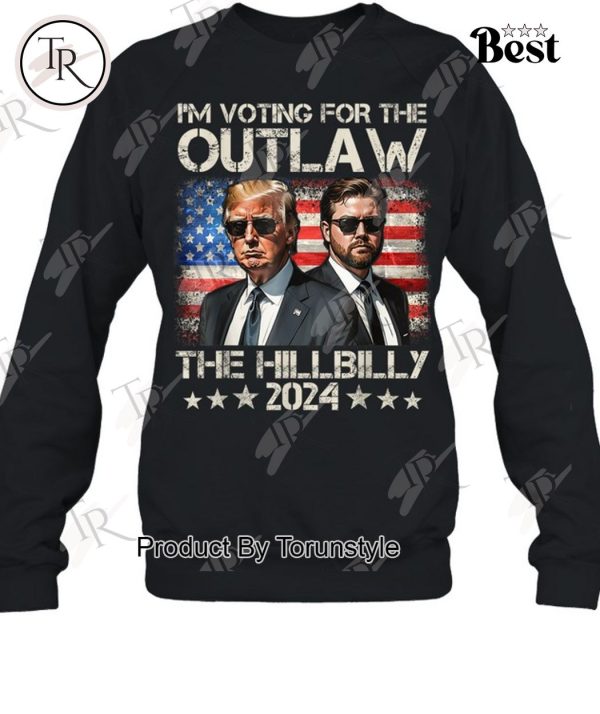 Trump Vintage I’m Voting For The Outlaw And The Hillbilly 2024 T-Shirt