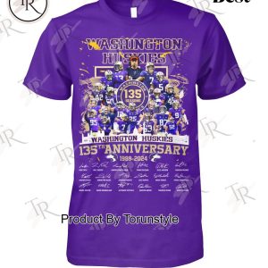 Washington Huskies 135th Anniversary 1989-2024 T-Shirt