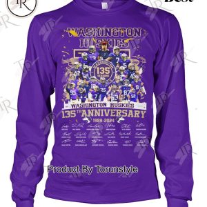 Washington Huskies 135th Anniversary 1989-2024 T-Shirt