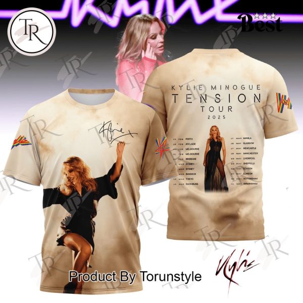 Kylie Minogue Tension Tour 2025 T-Shirt