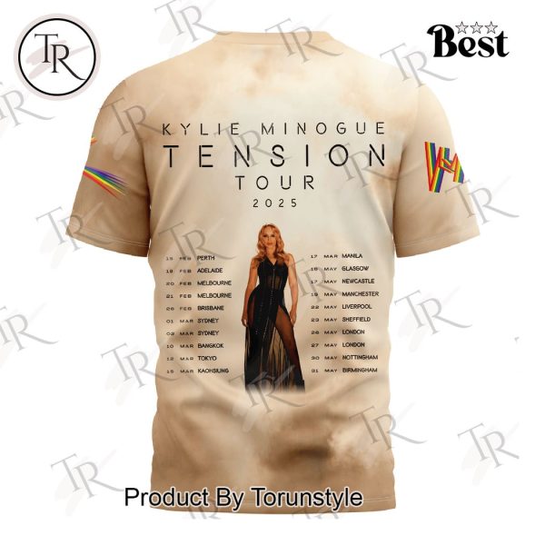 Kylie Minogue Tension Tour 2025 T-Shirt