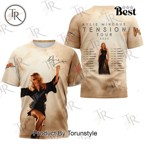 Kylie Minogue Tension Tour 2025 T-Shirt