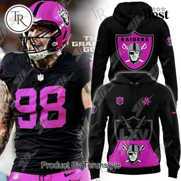 Las Vegas Raiders Breast Cancer Awareness 2024 Hoodie