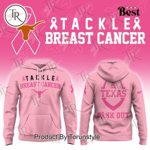 Texas Longhorns Tackle Breast Cancer 2024 Hoodie