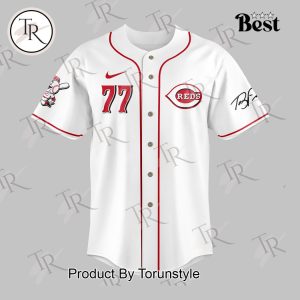 Terry Francona Cincinnati Reds Signature Baseball Jersey – White