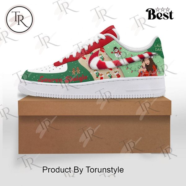 Lauren Daigle Merry Christmas Air Force 1 Sneakers