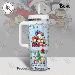 Snoopy Merry Christmas 40oz Tumbler