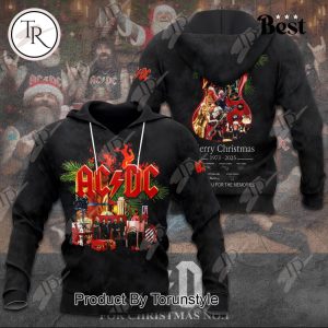 ACDC Merry Christmas 1973-2025 Thank You For The Memories Hoodie