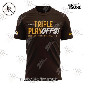 San Diego Padres Triple Play Offs 2024 T-Shirt