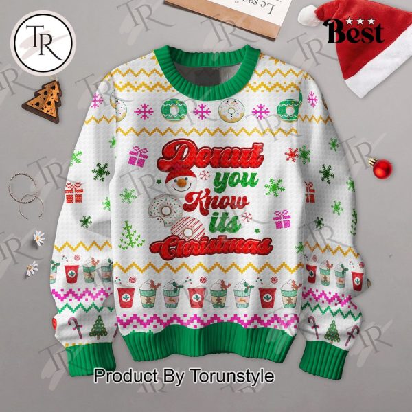 Donut You Know Its Christmas Sweater